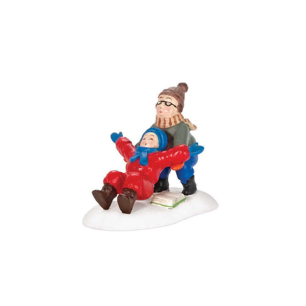 A Christmas Story Village Ralphie to the Rescue Accessory Figurine
