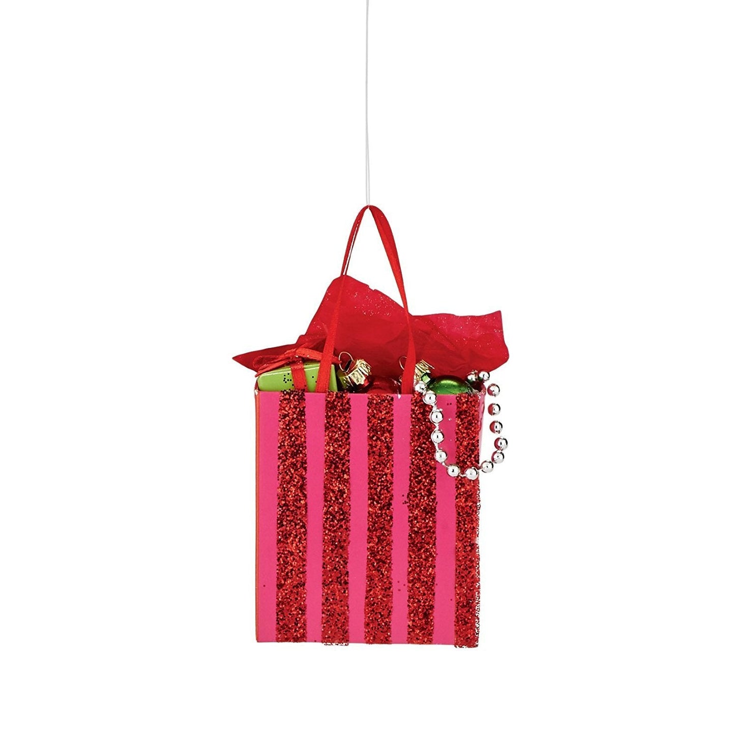 Holiday Spirits Giftbag Ornament, 4 inch