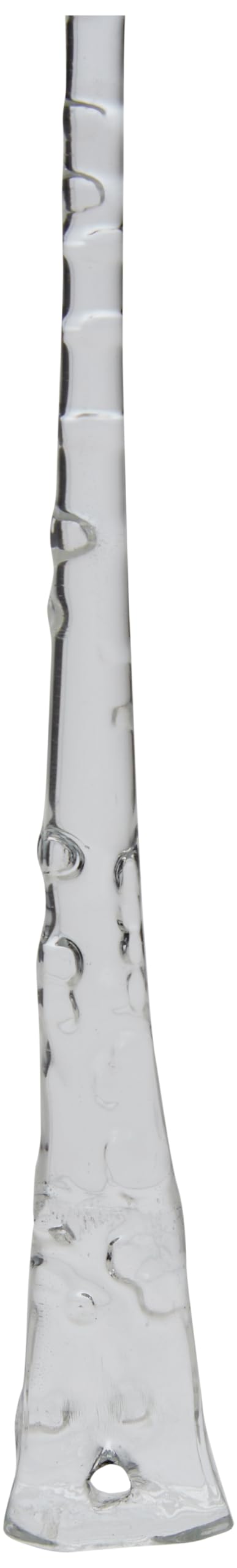 Christmas Basics Glass Icicles Hanging Ornament Set, Various Sizes, Clear
