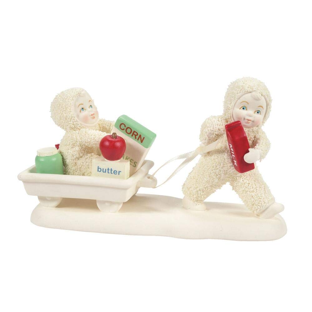 Snowbabies Delivering Kindness Figurine, 3.94 Inch, Multicolor