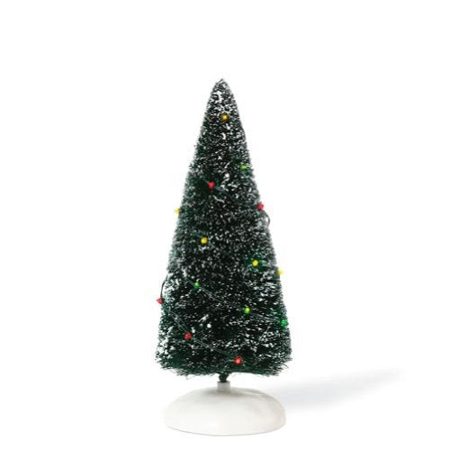 "Twinkle Brite Frosted Topiary Village Accessories #810837
