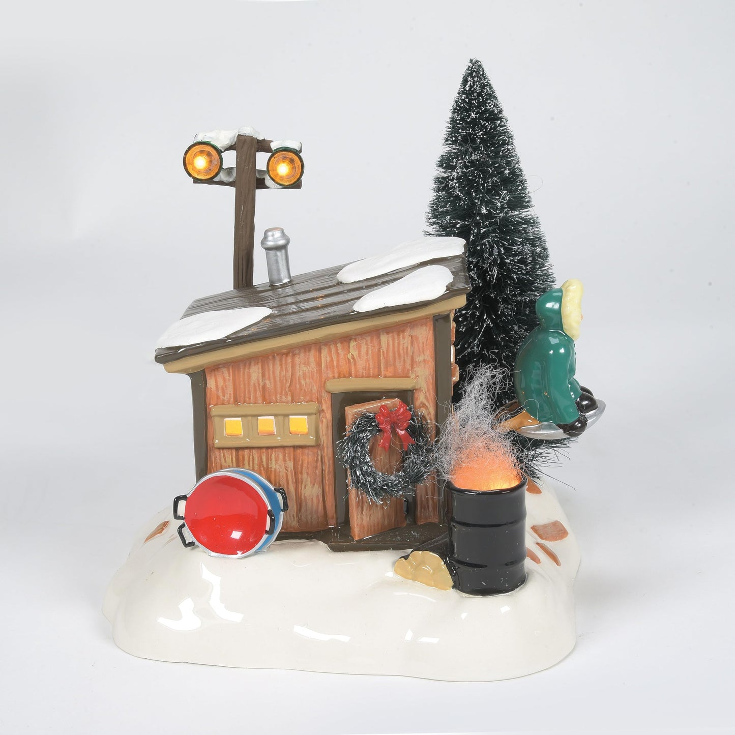 National Lampoon's Christmas Vacation Griswold Sled Shack Lit Building