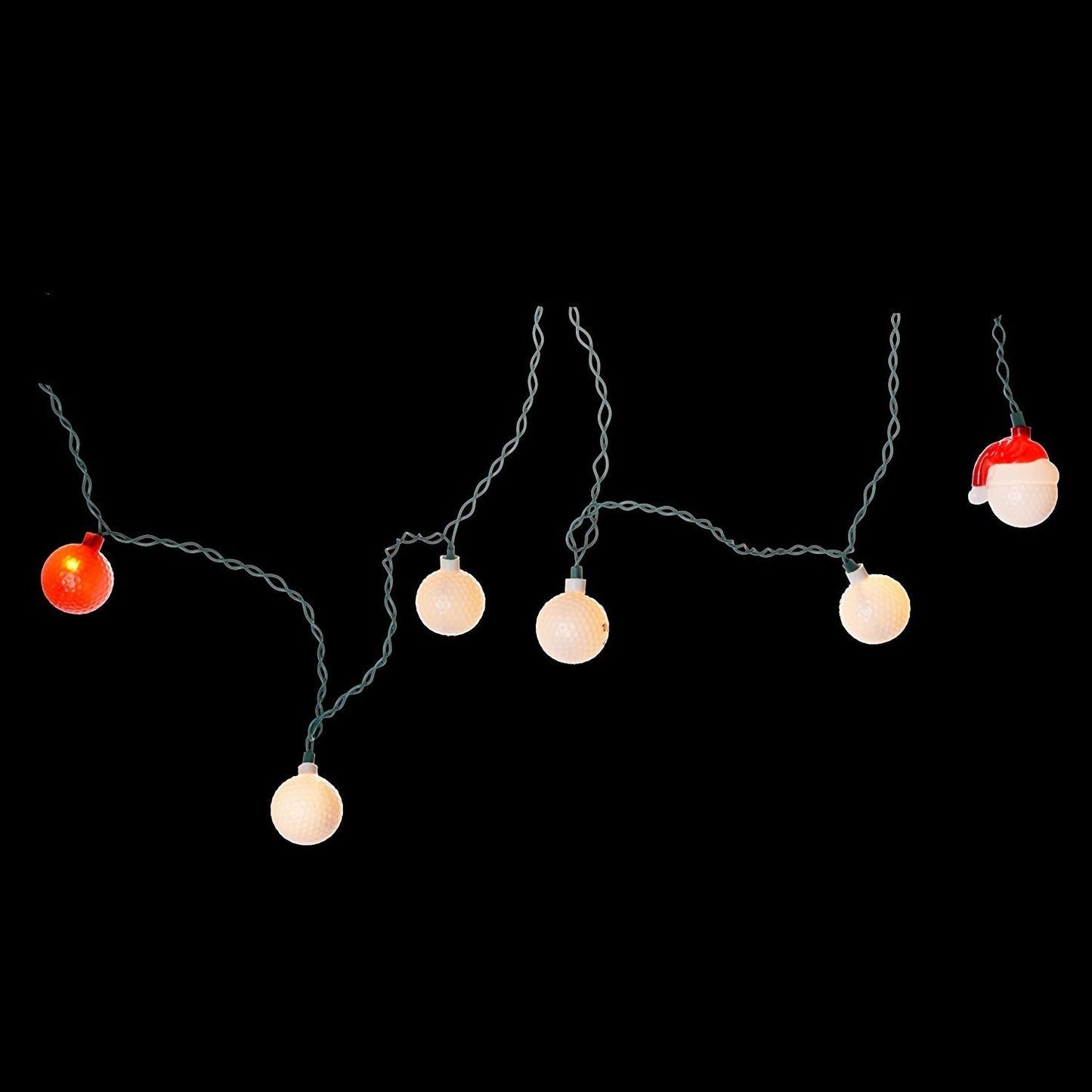 Santa's Tee Shot Novelty Lights