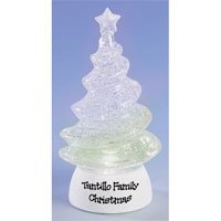 Personalized Glitter Tree Ornament
