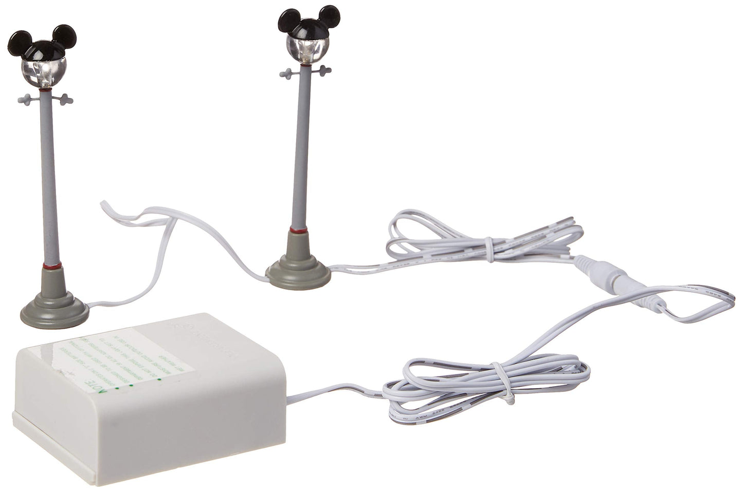 Zinc alloy, Plastic, Disney Village Mickey Street Lights General Accessory, 4.375 inch
