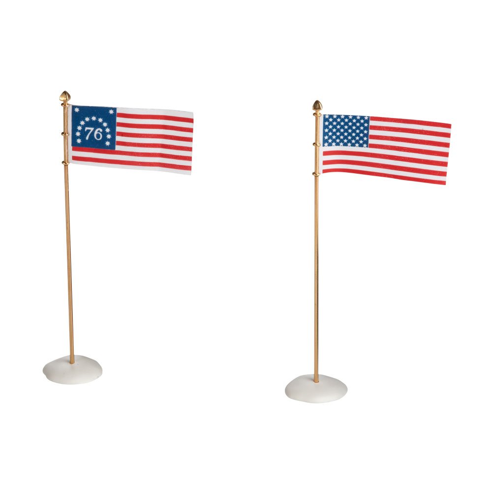 Accessories for Villages Long May She Wave Flag (Set of 2)
