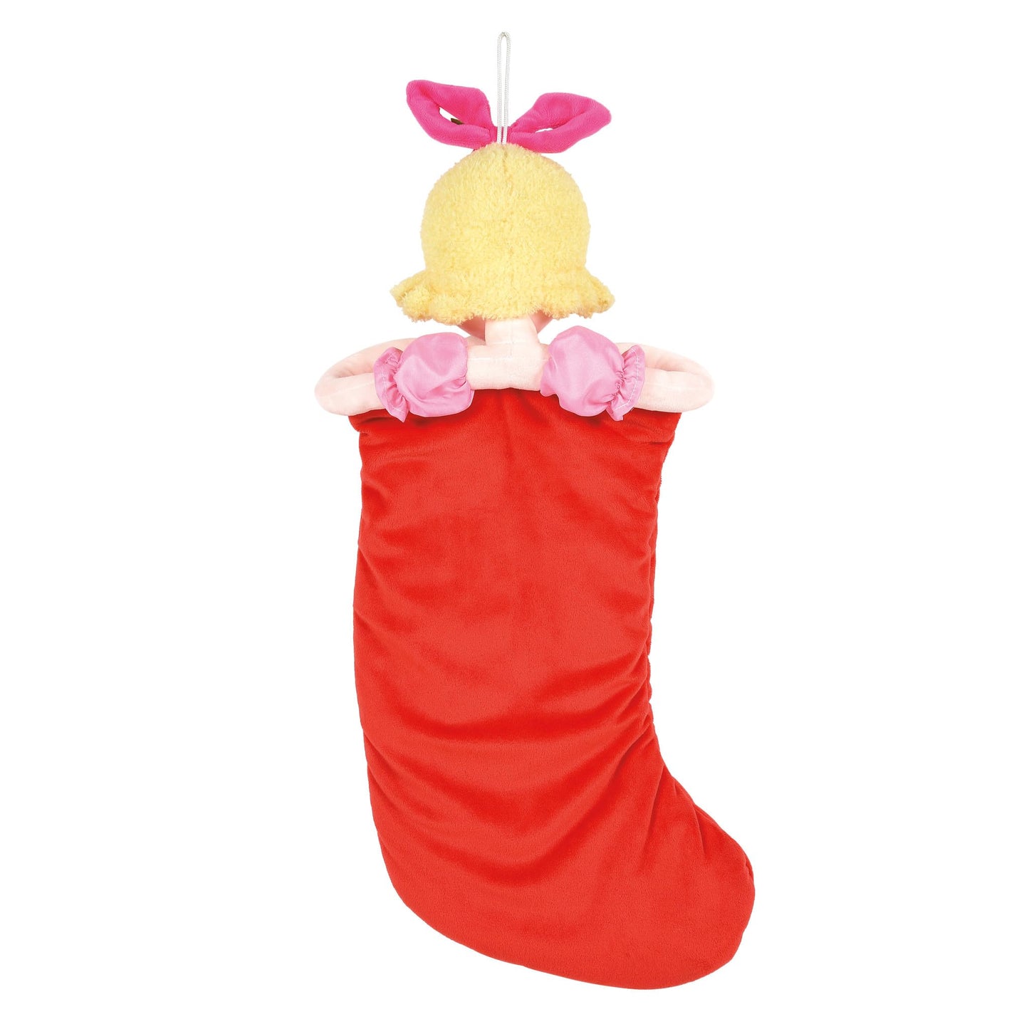 Snowpinions Dr. Seuss Cindy Lou Who Plush Christmas Stocking, 25 Inch, Multicolor