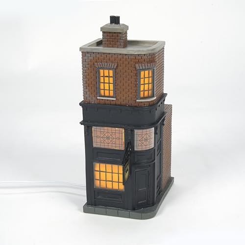 Harry Potter Village Leaky Cauldron Lit Building, 7.91 Inch, Multicolor