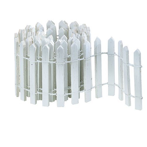 Accessories for Village Collections Snow Fence Figurine, White, 36 Inch