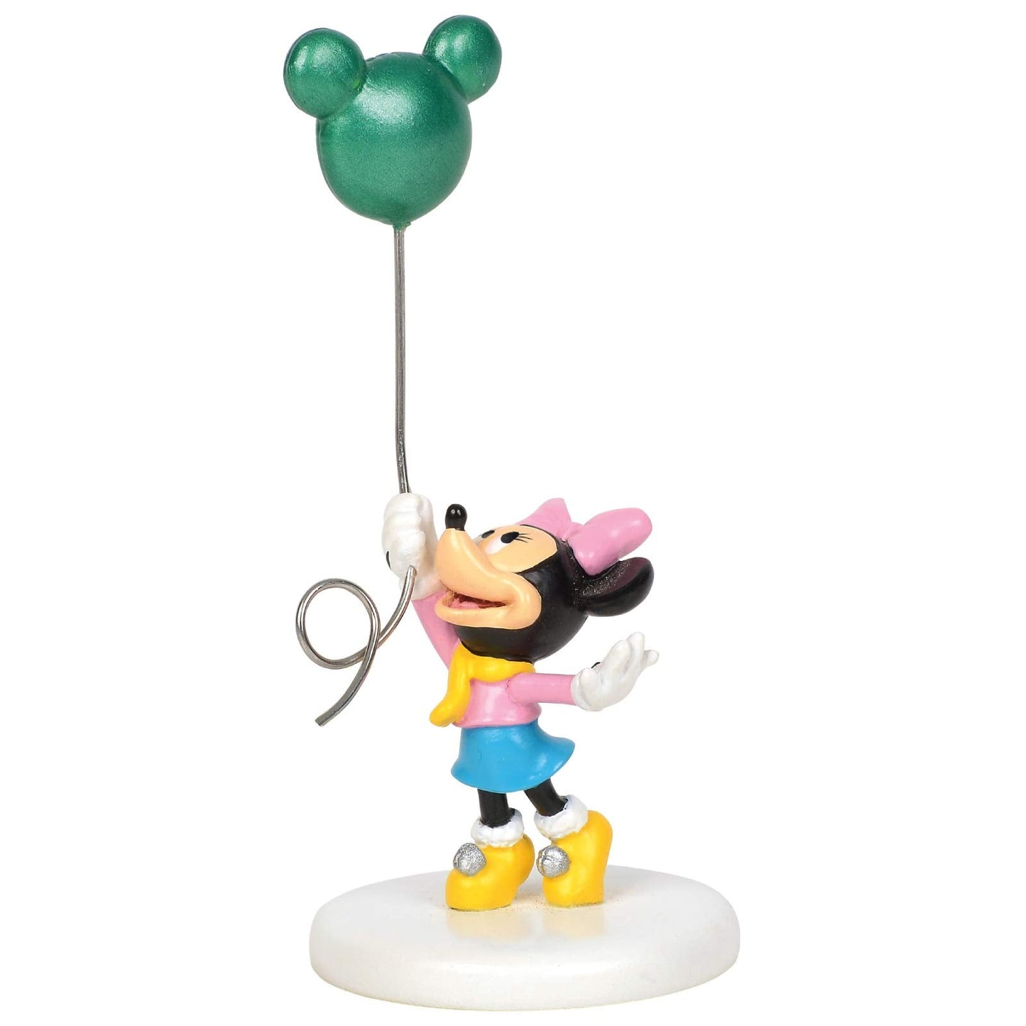 Disney Village Accessories Mickey's Head in The Clouds Figurine, 6 Inch, Multicolor