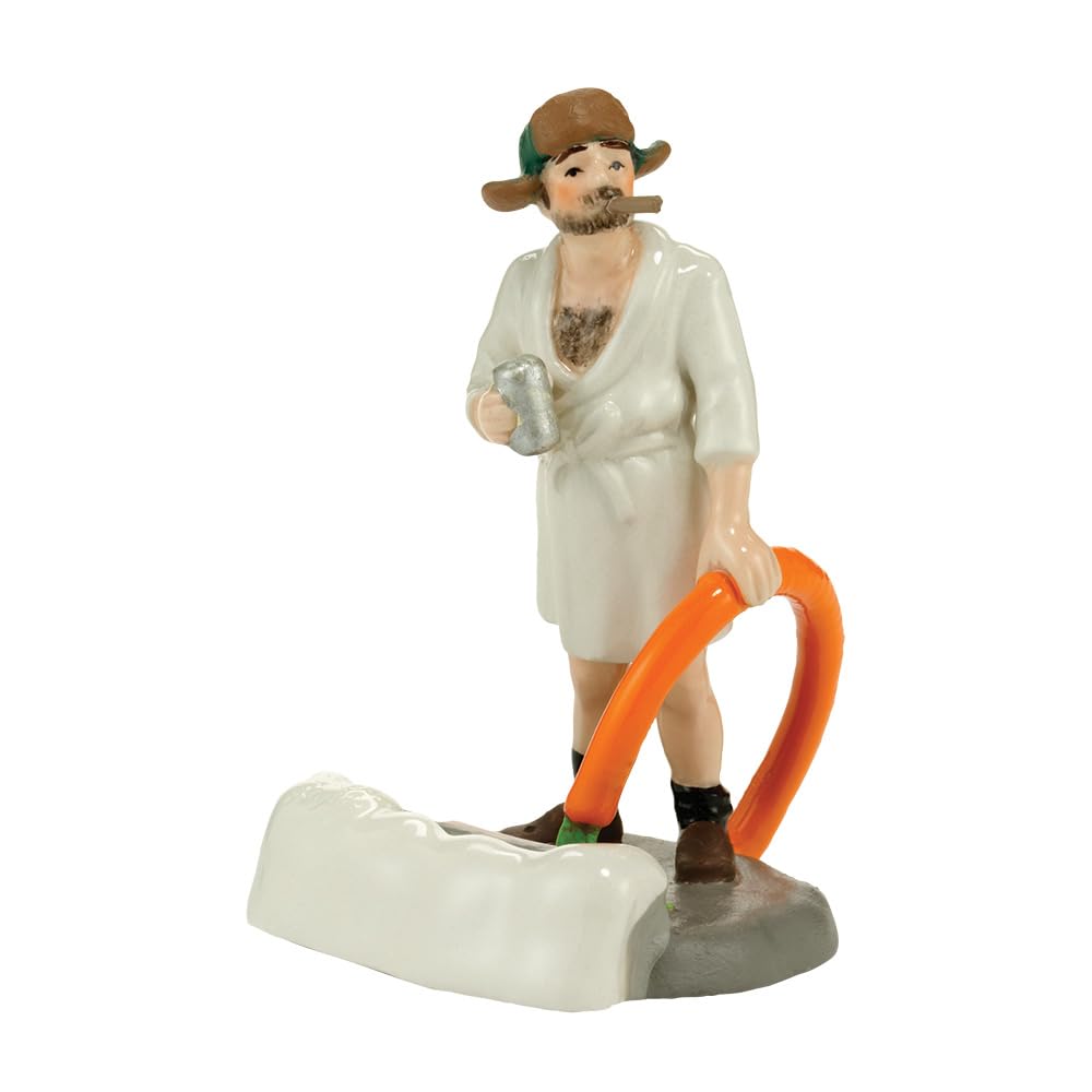 National Lampoon Christmas Vacation Village Cousin Eddie in The Morning Accessory Figurine