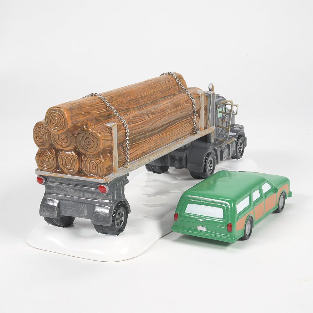 Snow Village National Lampoon's Christmas Vacation Accessories I'm in Complete Control Figurine Set, 4.06 Inch, Multicolor