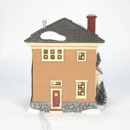 Porcelain Snow Village Christmas at Grandma's Lit House