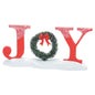 Village Collection Accessories Outdoor Holiday Joy Yard Sign Figurine, 2.15 Inch, Multicolor