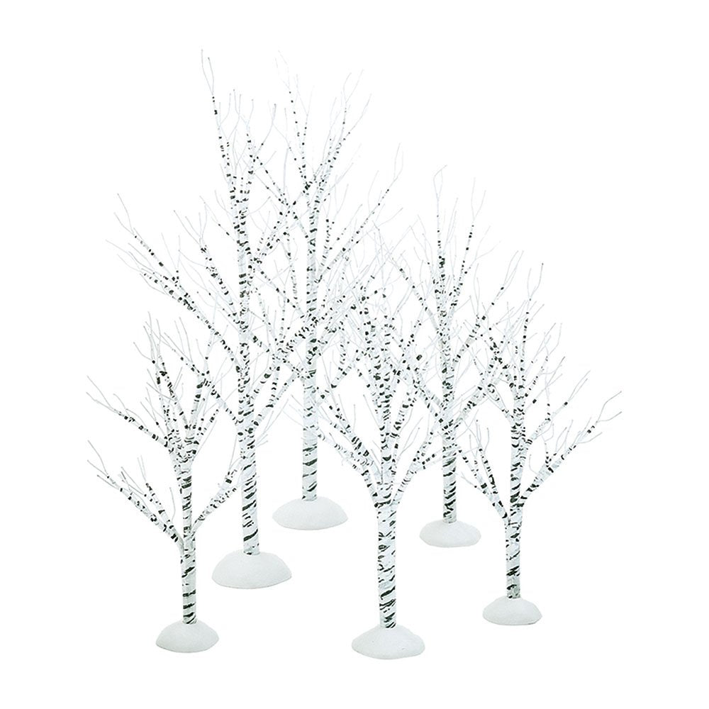 Village Winter Birch Wrapped Wire (Set of 6)