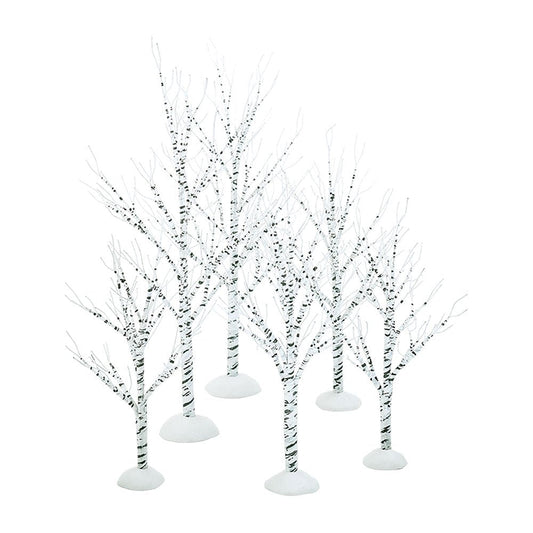 Village Winter Birch Wrapped Wire (Set of 6)