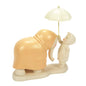 Snowbabies Storybook How Do You Keep an Elephant Dry Figurine, 6.5 Inch, Multicolor