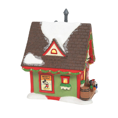 Disney Village Mickey Mouse Clubhouse Lit Building, 7.6 Inch, Multicolor
