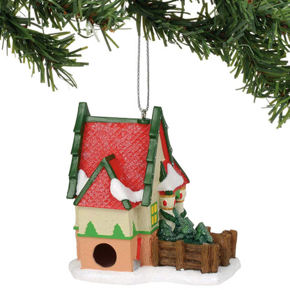 North Pole Series Village Hanging Ornament, 4.33 Inch, Multicolor