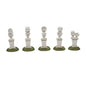 Snow Village Halloween Accessories Disneyland The Haunted Mansion Singing Busts Figurine Set, 2.5 Inch, Multicolor