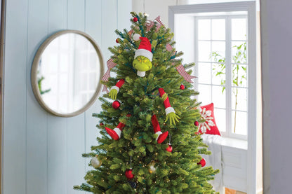 Dr. Seuss The Grinch by Possible Dreams Decorate in a Cinch Tree Topper Set, 8 Inch, Multicolor