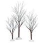 Snow Village First Frost Trees (Set of 3)