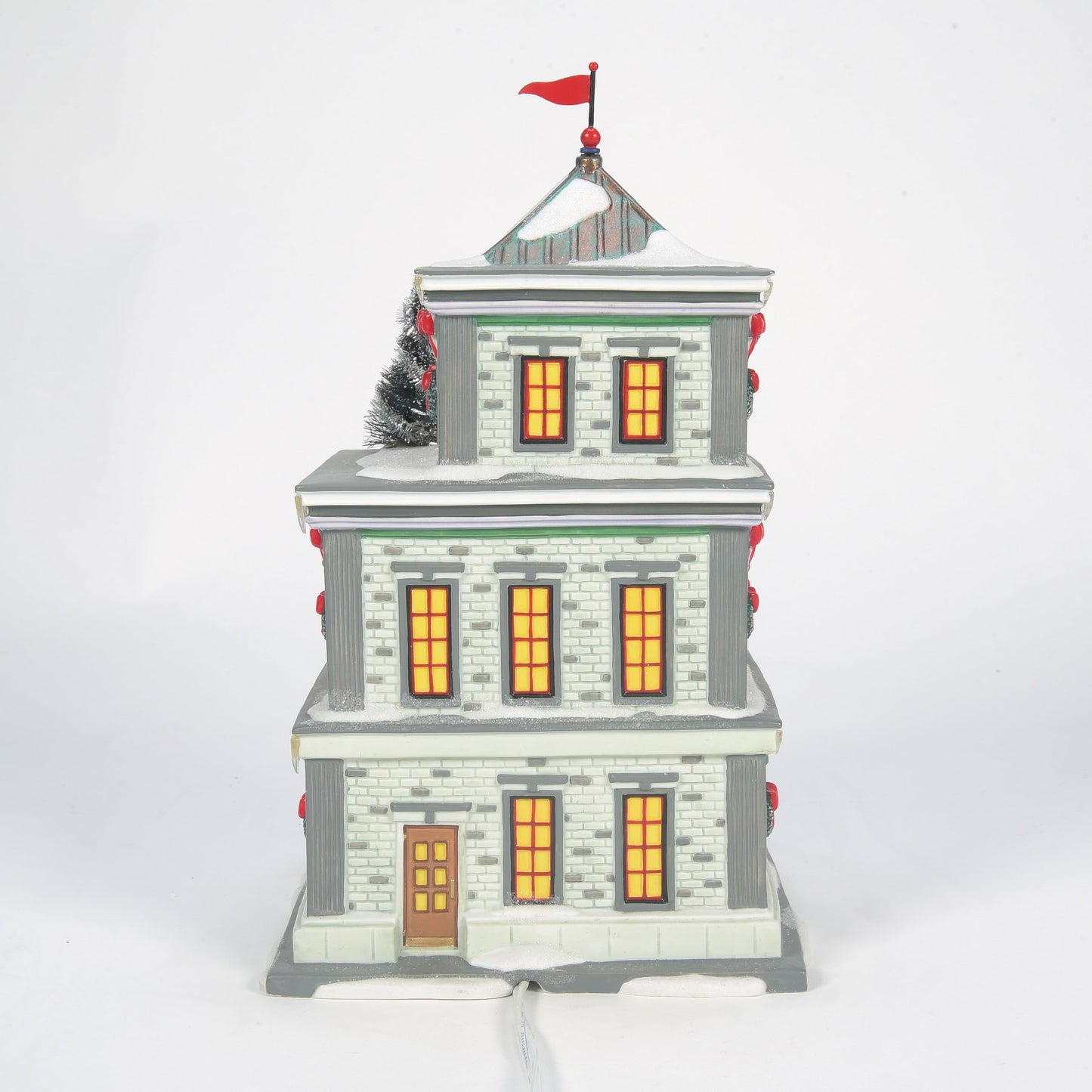 A Christmas Story Village Happy Holiday Department Store Lit Building 9.45 Inch