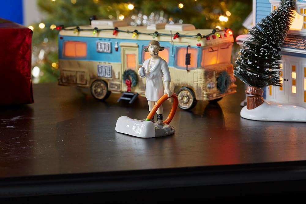 National Lampoon Christmas Vacation Village Cousin Eddie in The Morning Accessory Figurine