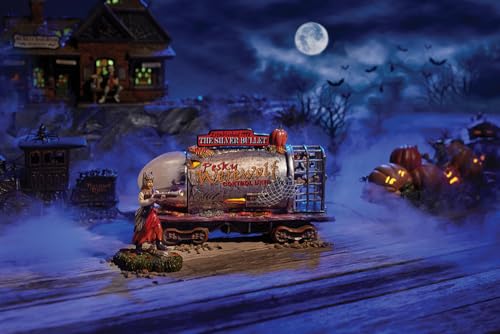 Snow Village Halloween Accessories The Werewolf Hunter 25th Anniversary Figurine, 3.6 Inch, Multicolor
