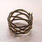 Otm Brac Black Gold Bead Cuff