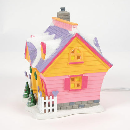 Resin Disney Village Minnie's House Lit Building, 5.9 inch