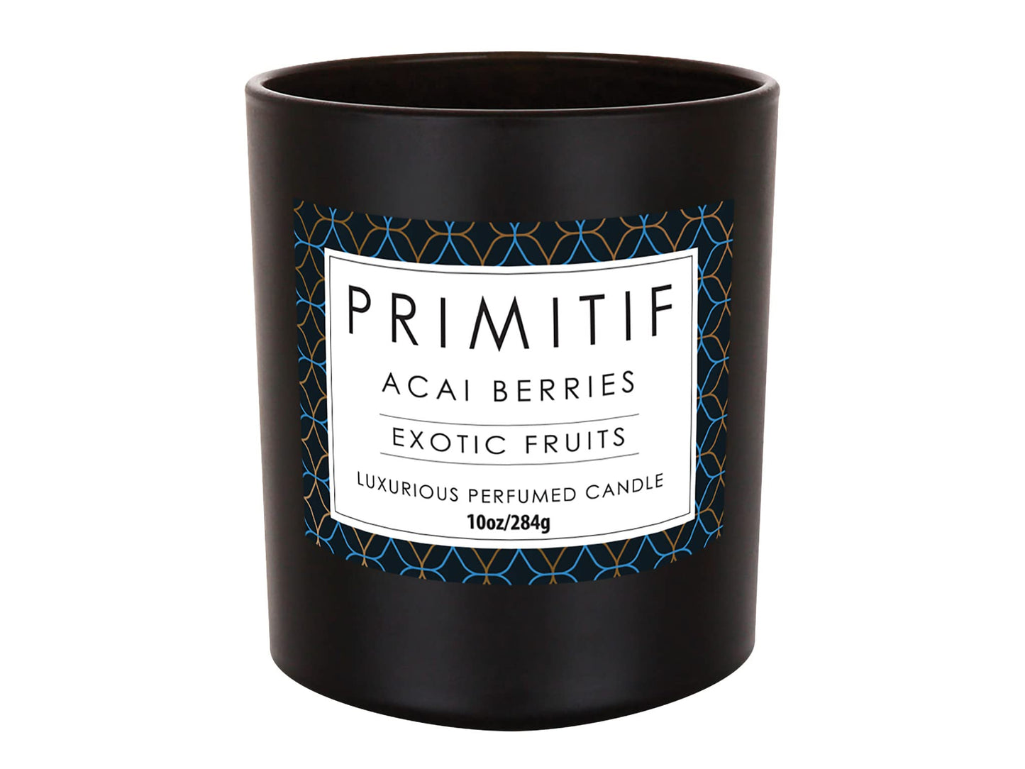 Izzy and Oliver Primitif Exotic Fruits Scented Jar Candle, 10 Ounce, Acai Berries