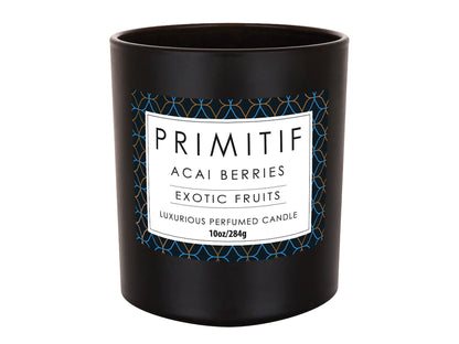 Izzy and Oliver Primitif Exotic Fruits Scented Jar Candle, 10 Ounce, Acai Berries