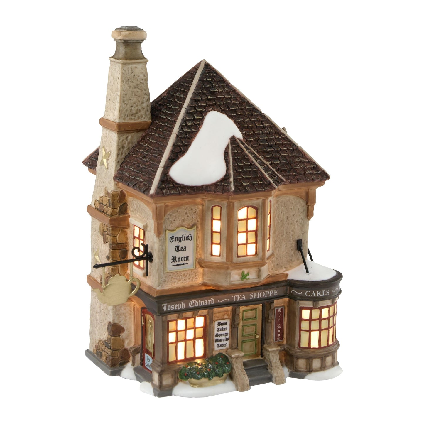Dickens' Village Joseph Edward Tea Shoppe , 7.36 Inch