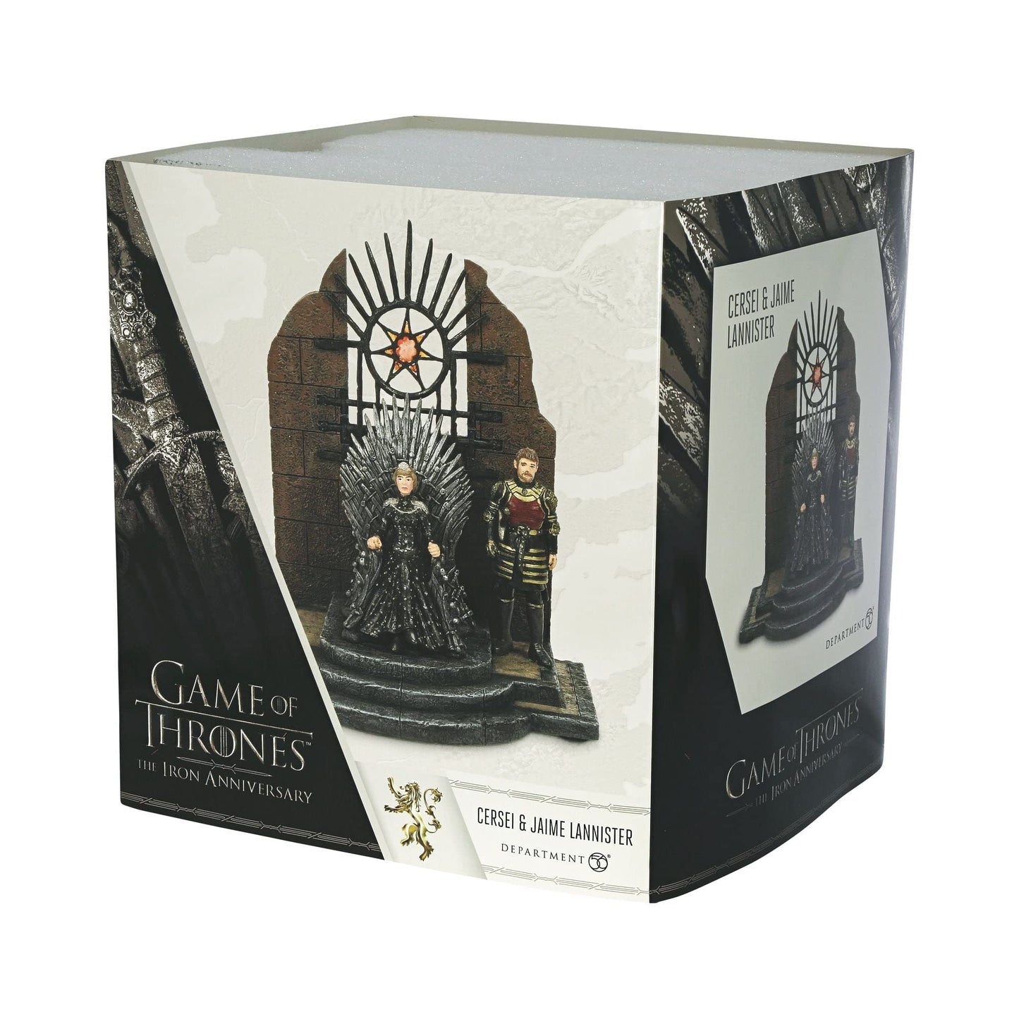 Game of Thrones Village Accessories Cersei and Jaime Lannister Figurine, 6.89 Inch, Multicolor