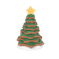 Accessories for Village Collections Gingerbread Christmas Tree Figurine, 3 Inch, Multicolor