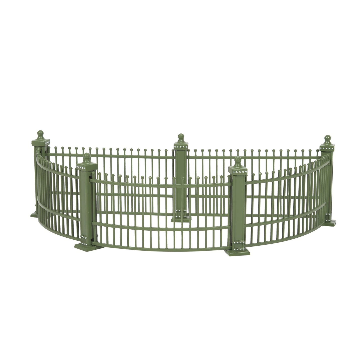 Dickens Village Accessories Zoological Gardens Miniature Fencing Figurine Set, 2 Inches, Green