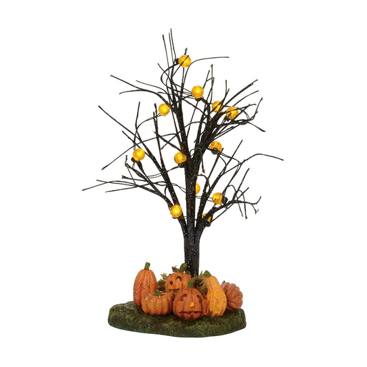 Lit Jack - O - Lantern Tree