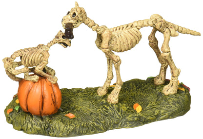Accessories for Village Collections Halloween Haunted Pets at Play Figurine, 2.5 Inch, Multicolor