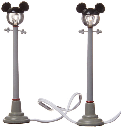 Zinc alloy, Plastic, Disney Village Mickey Street Lights General Accessory, 4.375 inch