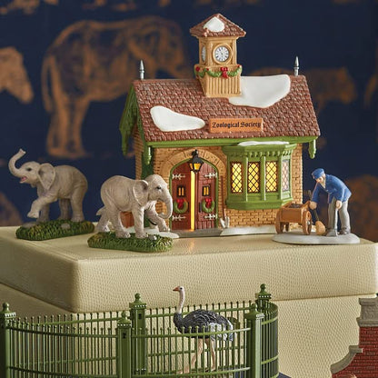 Dickens Village Accessories Zoological Gardens Miniature Fencing Figurine Set, 2 Inches, Green