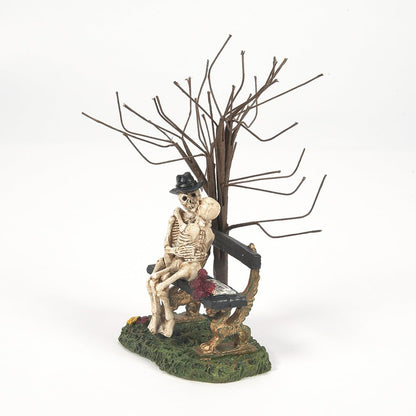 Resin Halloween Accessories for Village Collections Kiss of Death Figurine, 5.71 - Inch, Multicolor