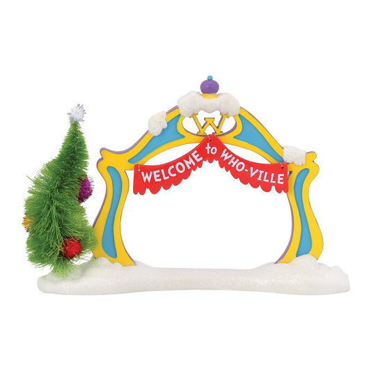 Resin Grinch Village Archway Accessory Figurine