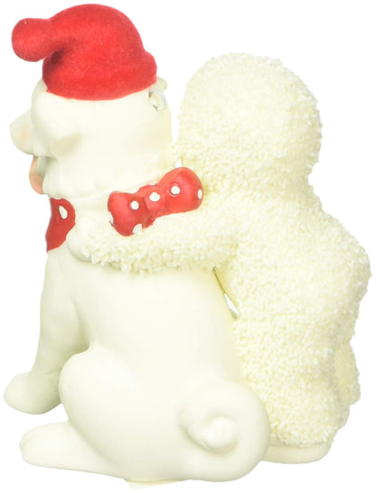 Smiling Creamy White 3 inch Porcelain Decorative Holiday Ornament