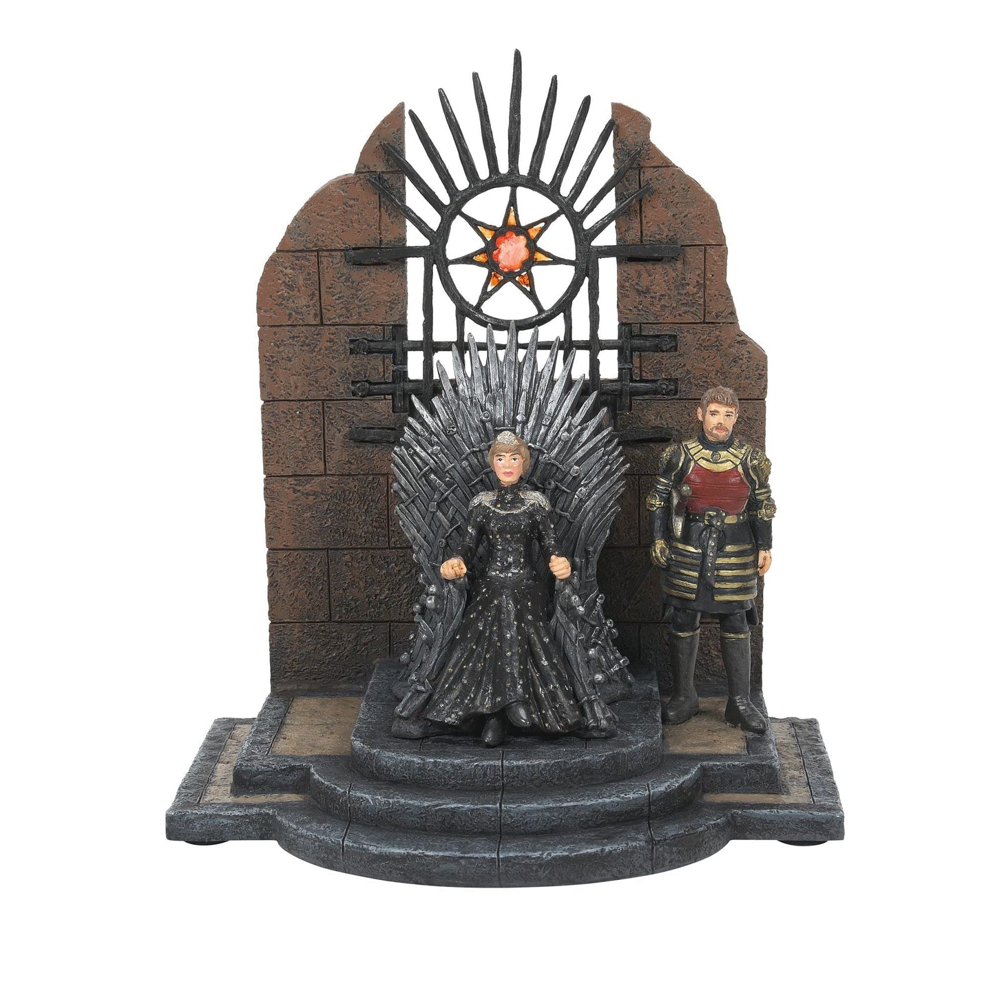 Game of Thrones Village Accessories Cersei and Jaime Lannister Figurine, 6.89 Inch, Multicolor