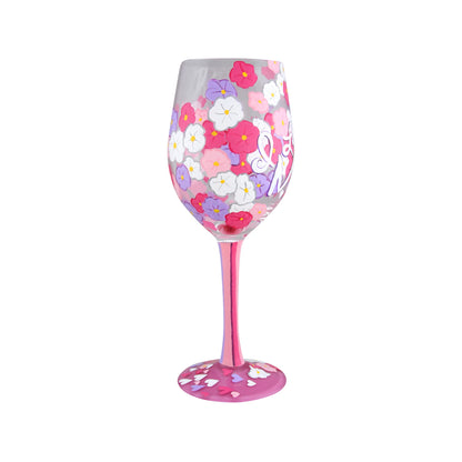 Wine Glass I Love You Mom, STD, Multicolor