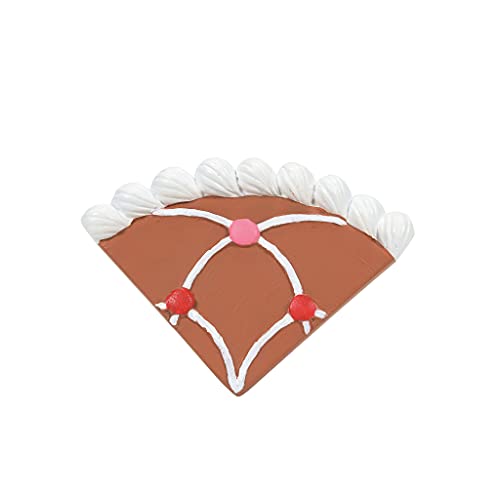 Village Accessories Landscape Gingerbread Curved Road Figurine, 0.375 Inch, Multicolor