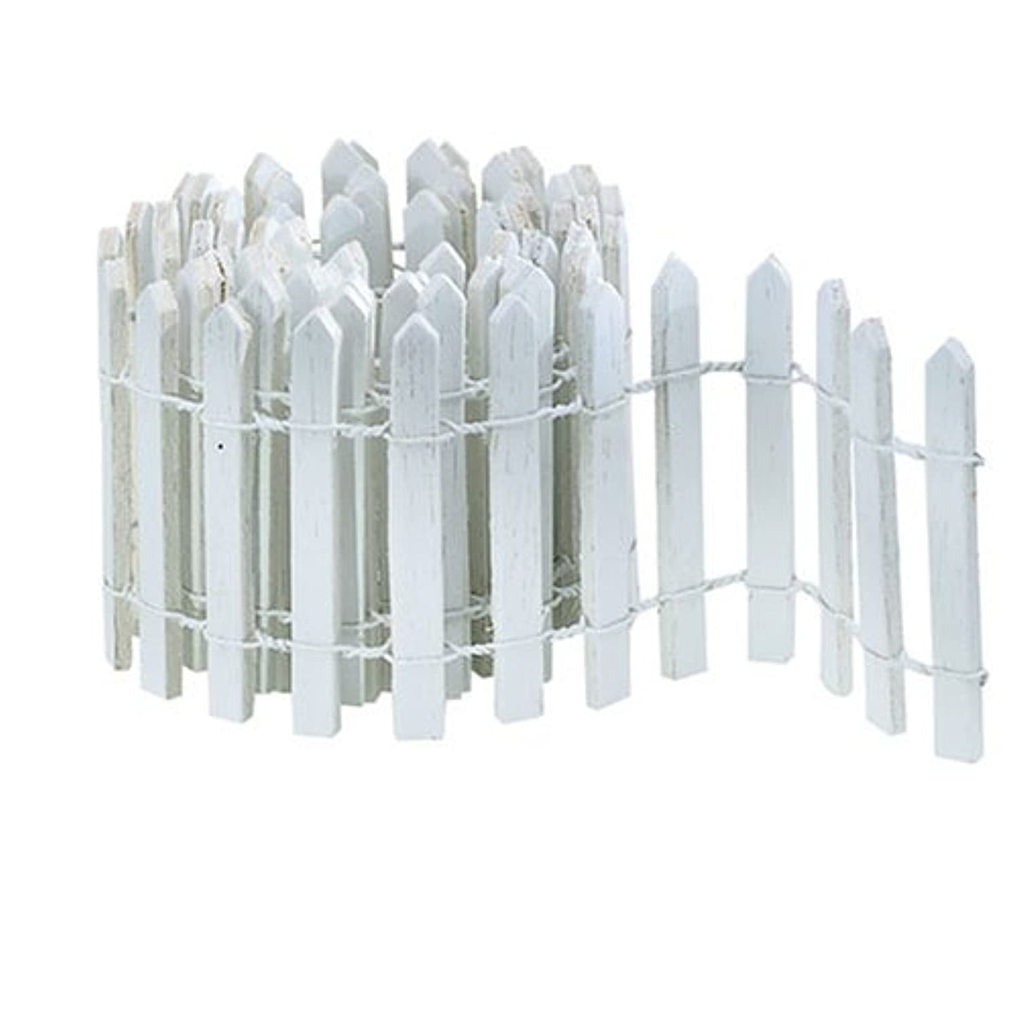 Accessories for Village Collections Snow Fence Figurine, White, 36 Inch