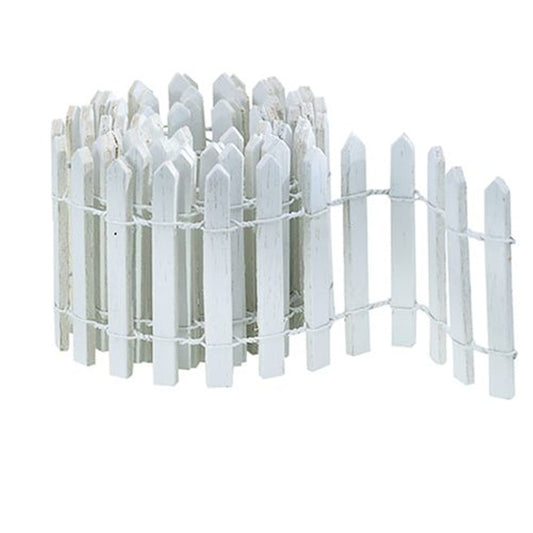 Accessories for Village Collections Snow Fence Figurine, White, 36 Inch