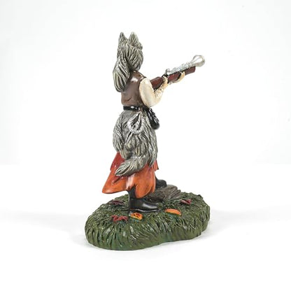 Snow Village Halloween Accessories The Werewolf Hunter 25th Anniversary Figurine, 3.6 Inch, Multicolor